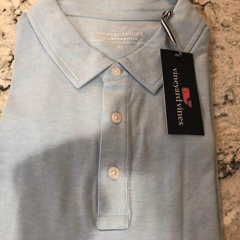 Vineyard Vines Light Blue Polo XL